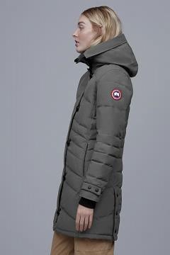 Chamarras Canada Goose Mujer Mexico - Lorette Abrigos Grises PY6209875